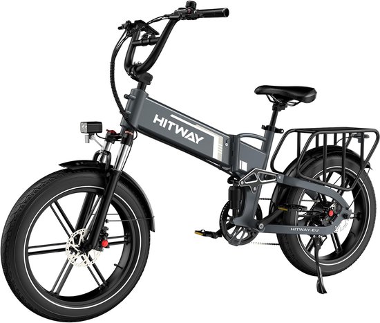 Hitway Elektrische Fiets BK10SP1 - 20*4.0 Inch Fat Tire City Commuter E-Bike