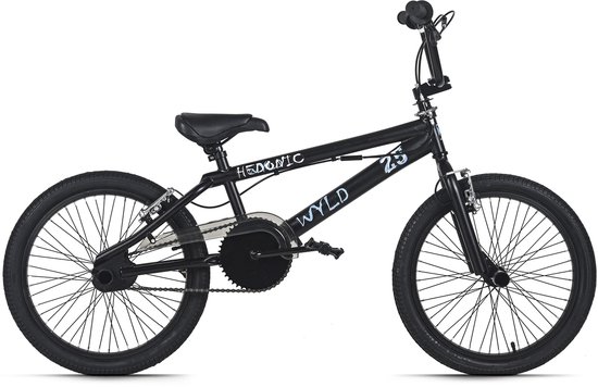 WYLD BMX Freestyle 20" Hedonic Zwart - Vanaf 7 jaar