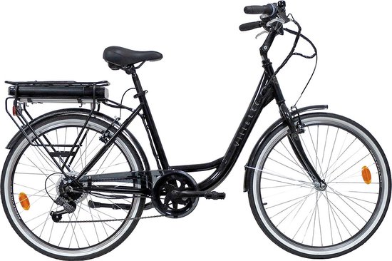 Villette le Debutant Elektrische Fiets 26 Inch 6 Versnellingen Zwart