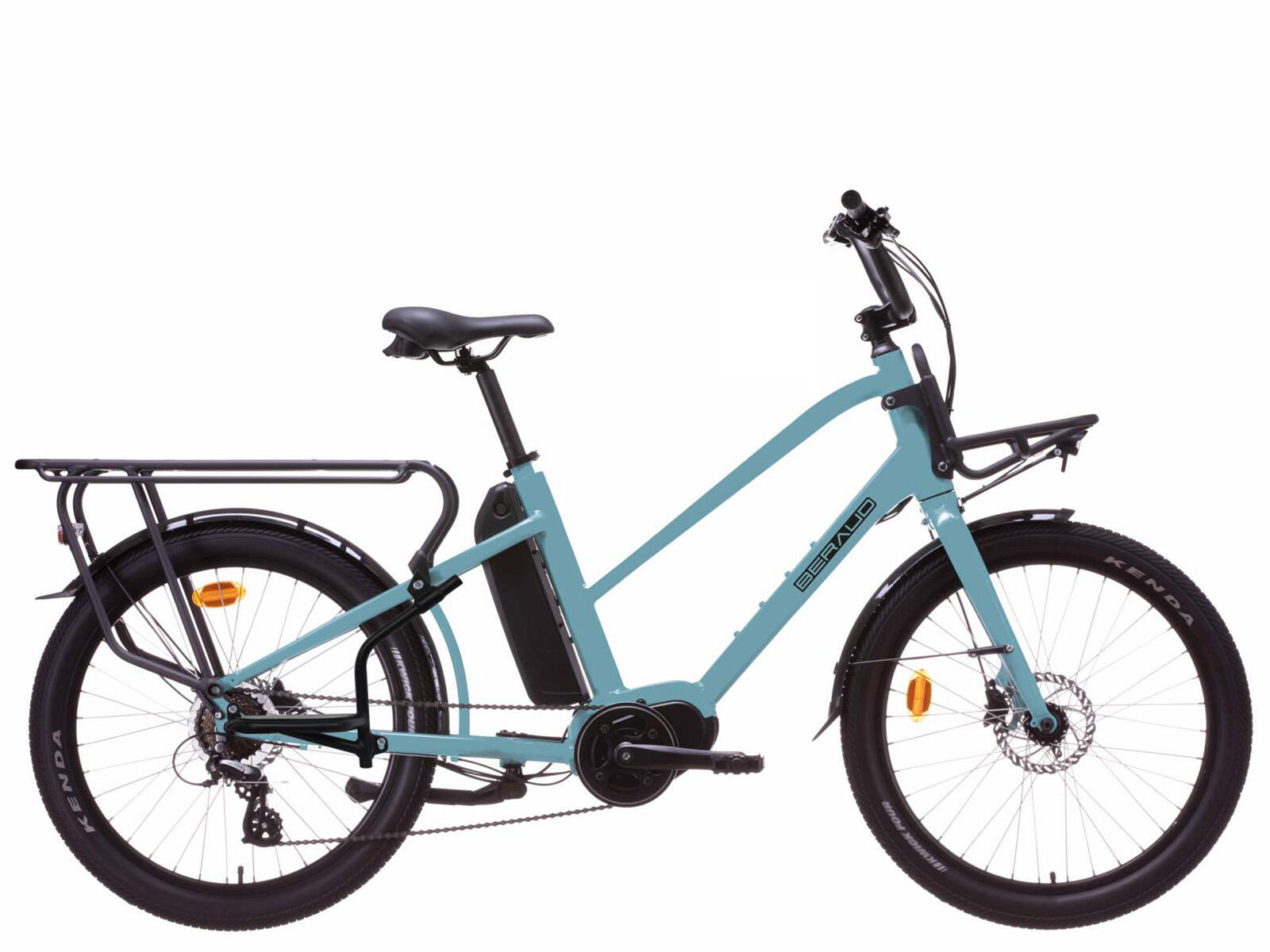 Villette Beraud Longtail midmotor e-bike 7sp 13Ah blauw