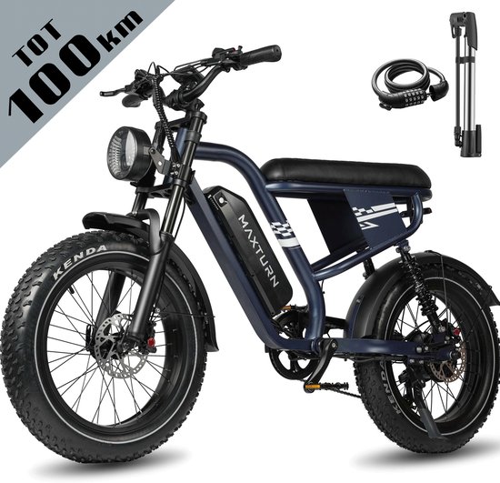 Maxtron MX10 Elektrische Fiets – 20×4.0 Inch Fatbike