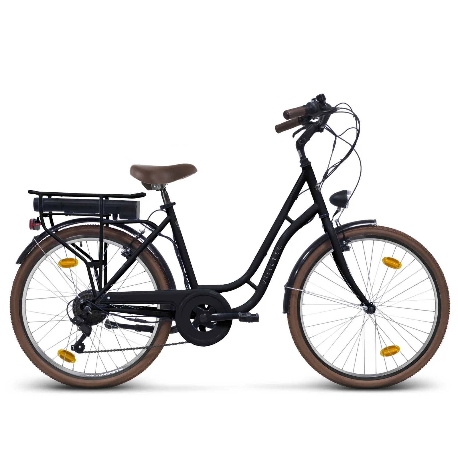 Villette Vintage retro elektrische fiets blauw
